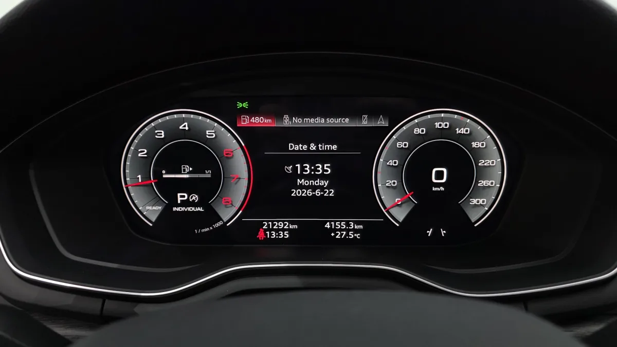 Audi A4 interior detail