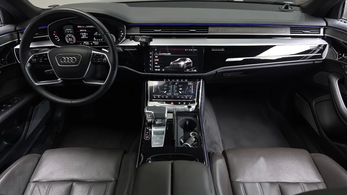 Audi A8 interior detail