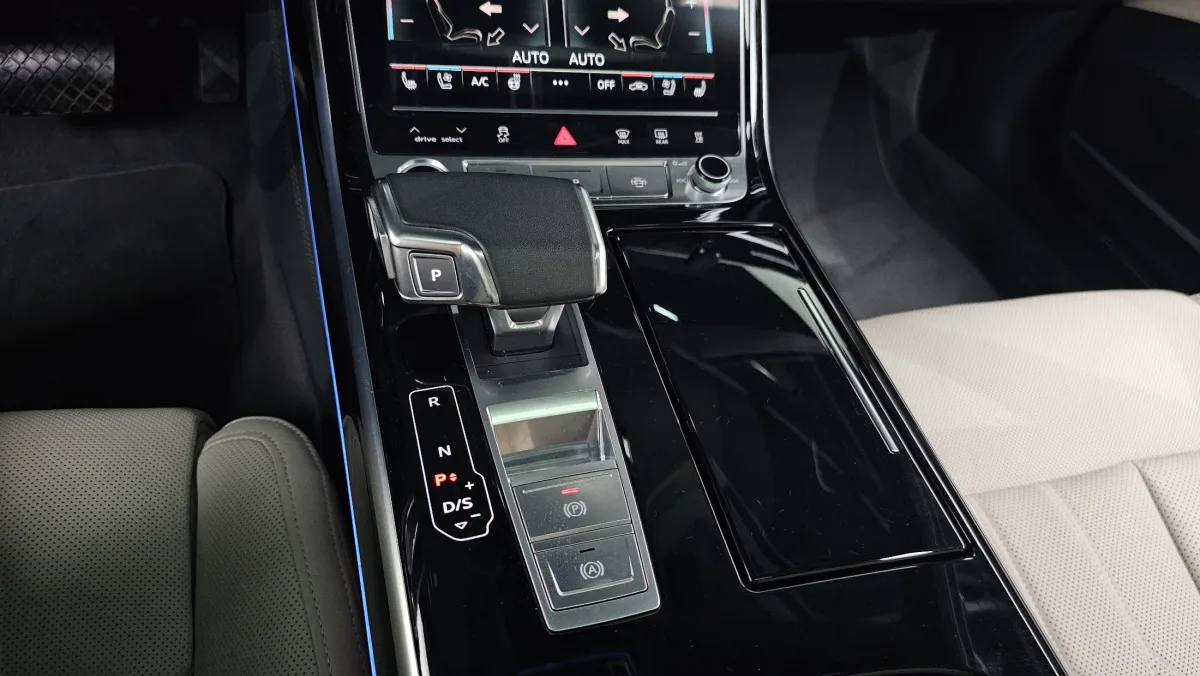 Audi A8 interior detail