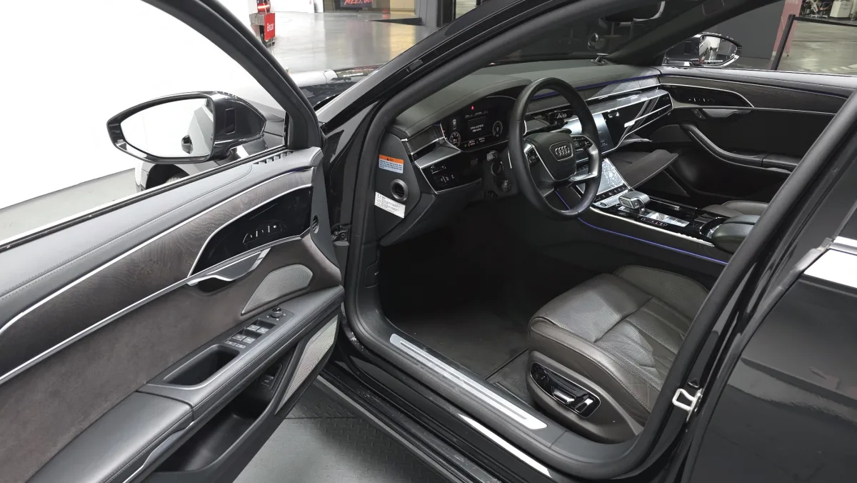 Audi A8 interior detail