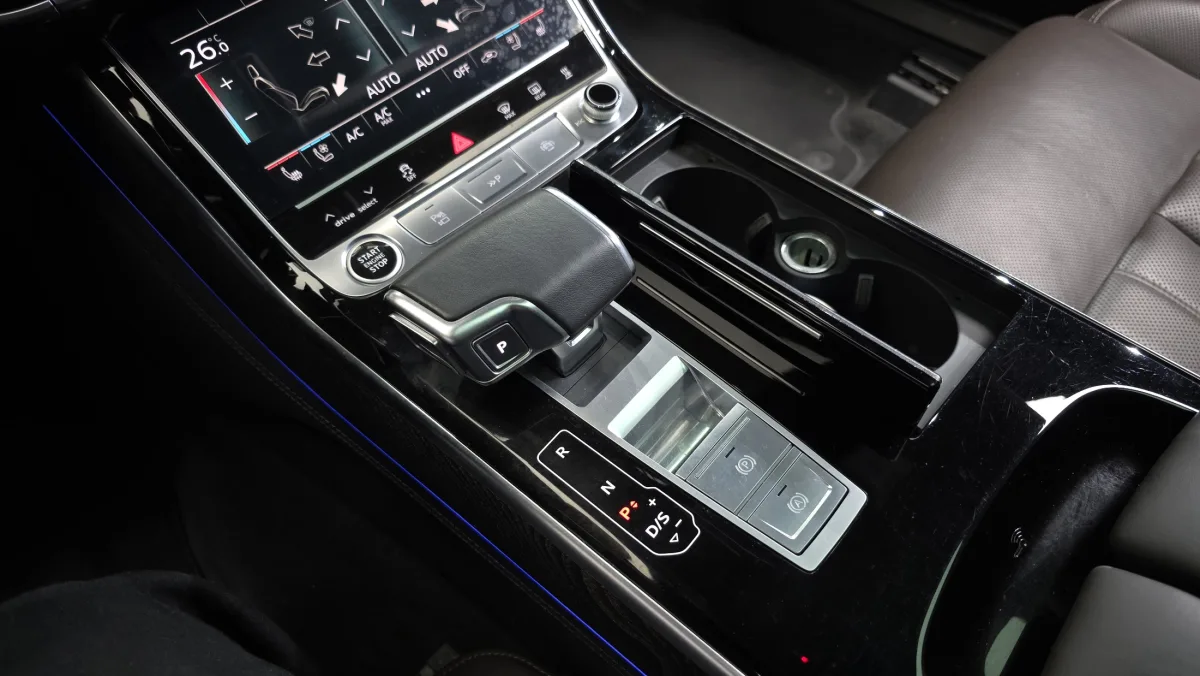 Audi A8 interior detail