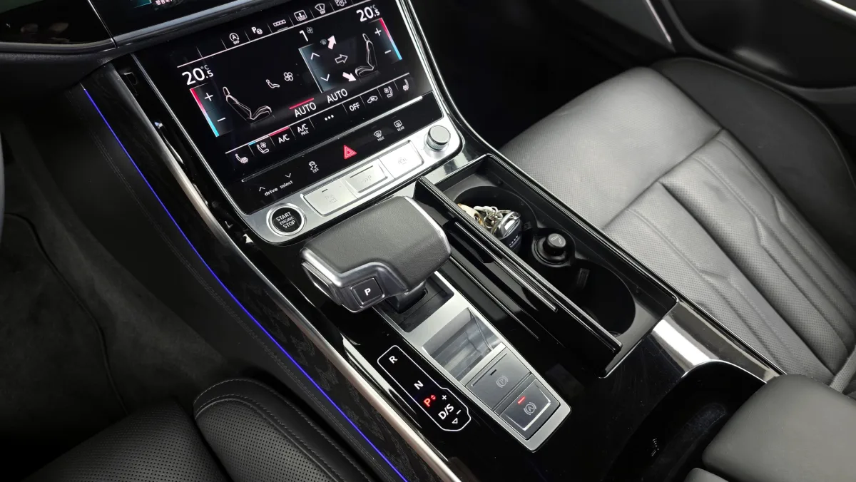 Audi A8 interior detail