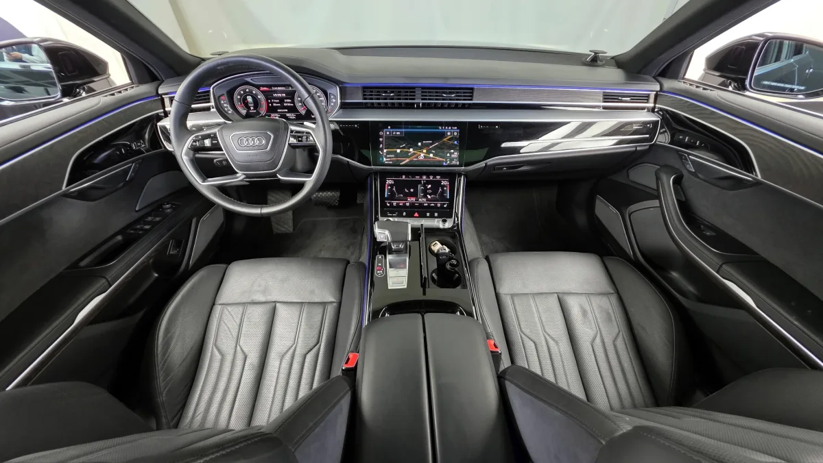 Audi A8 interior detail