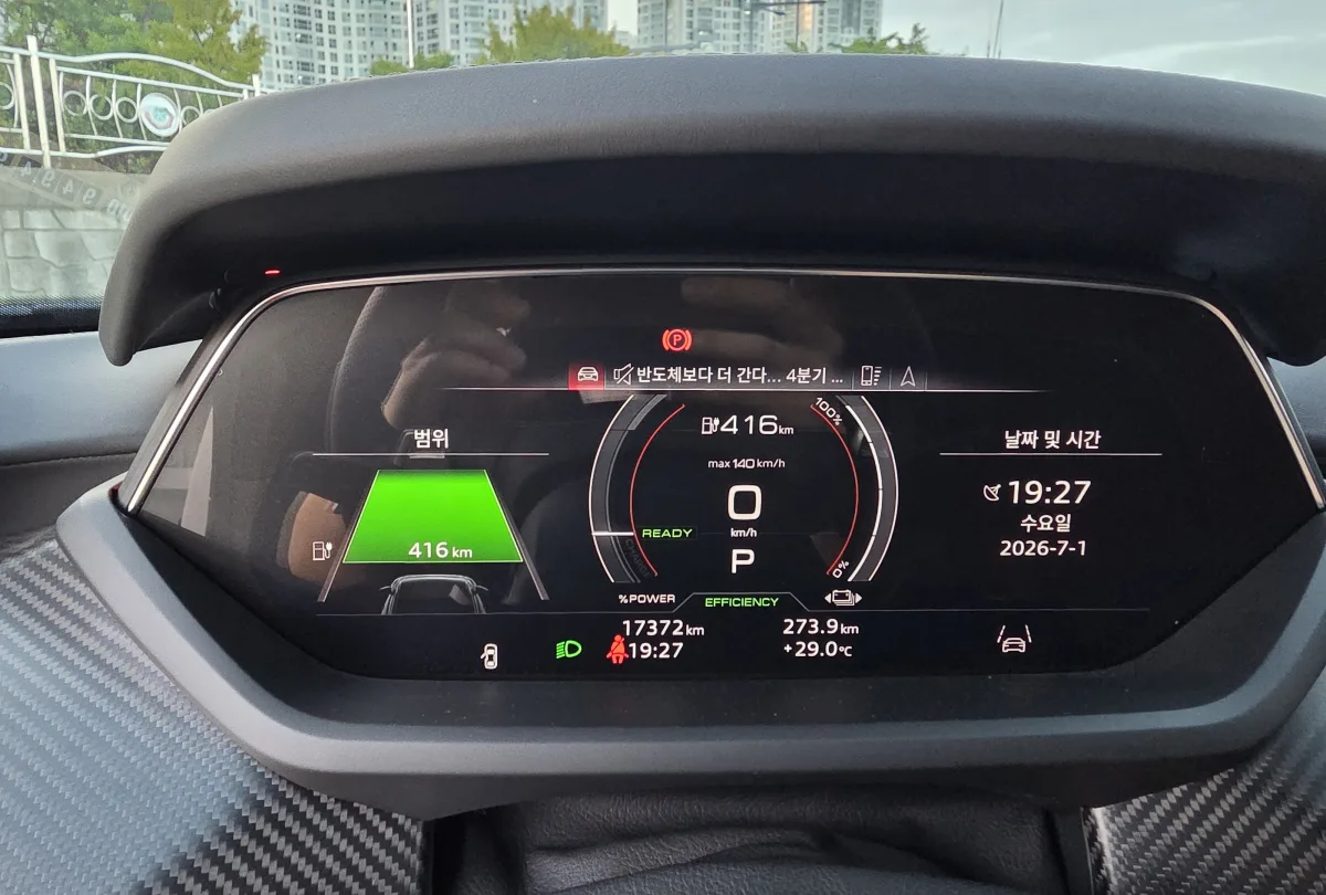 Audi e-tron GT interior detail