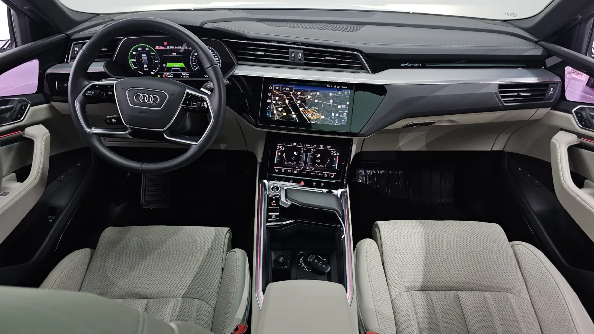 Audi e-tron interior detail
