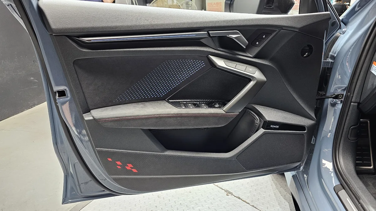 Audi RS3 interior detail