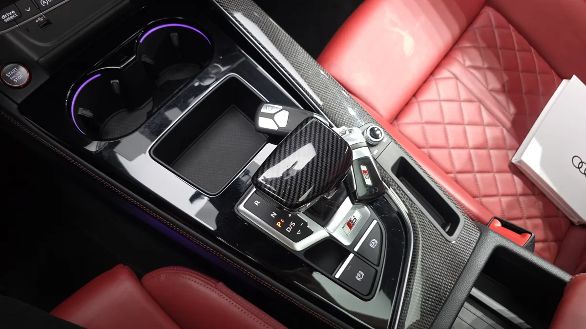 Audi S5 interior detail