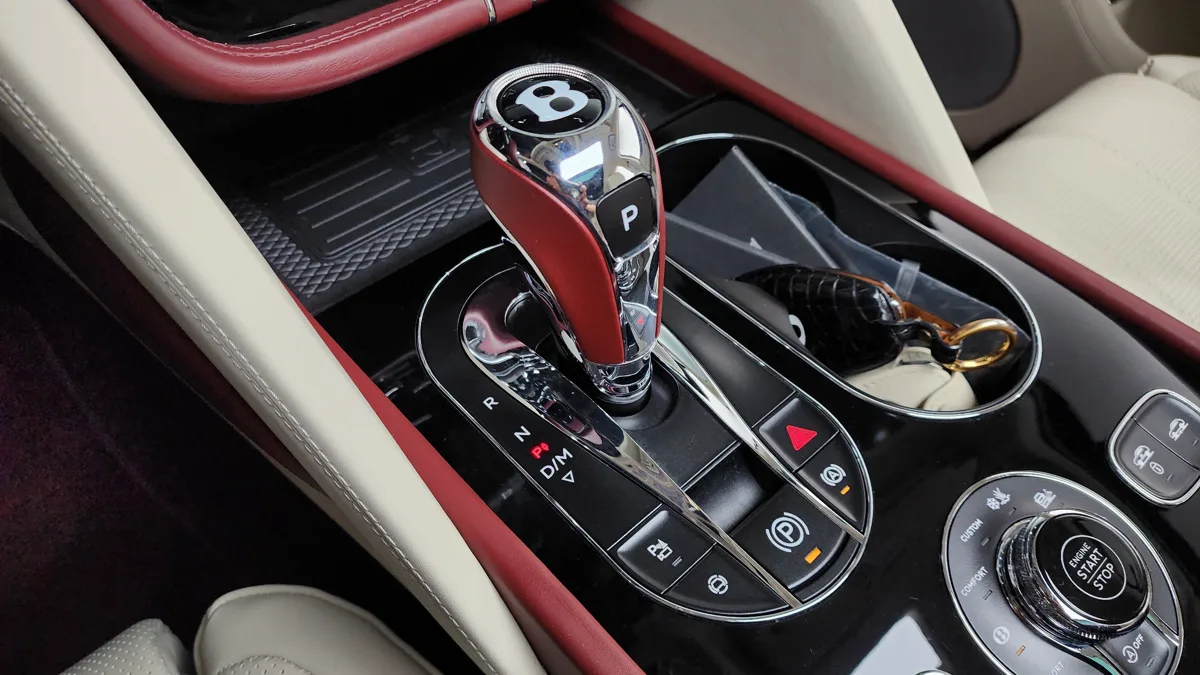 Bentley Bentayga interior detail