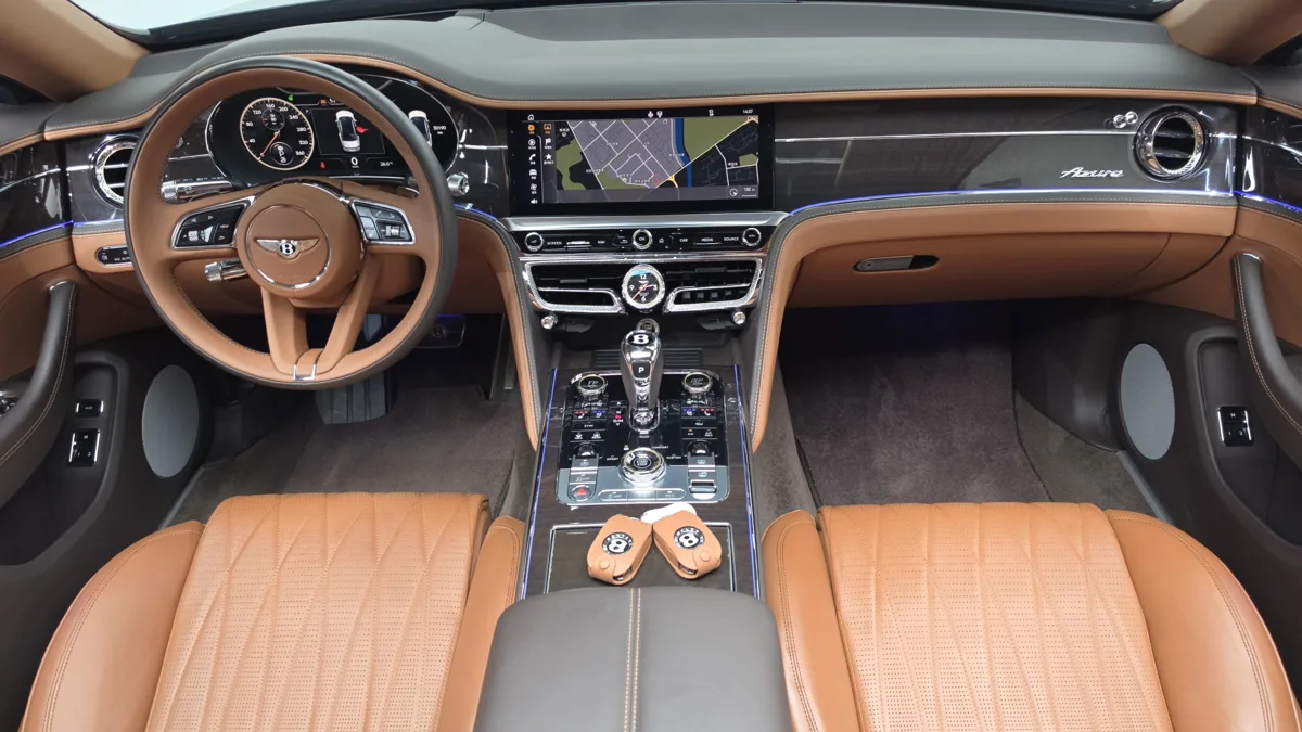 Bentley Flying Spur interior detail