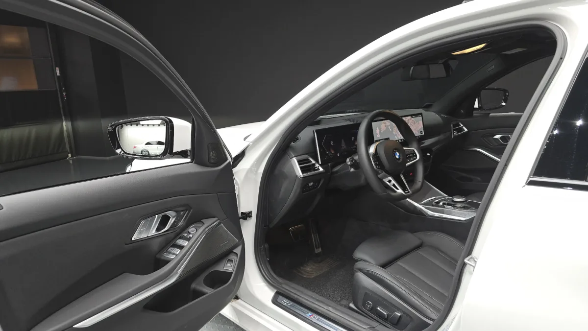 BMW 3 Series interior detail