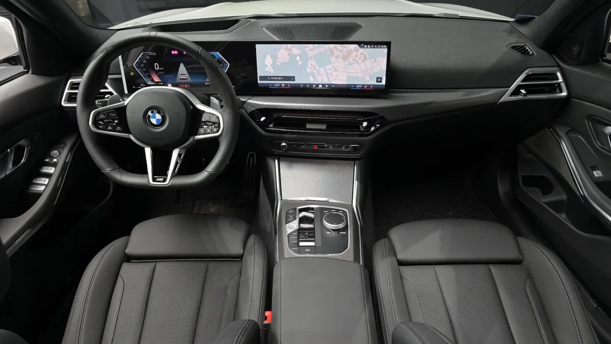 BMW 3 Series interior detail