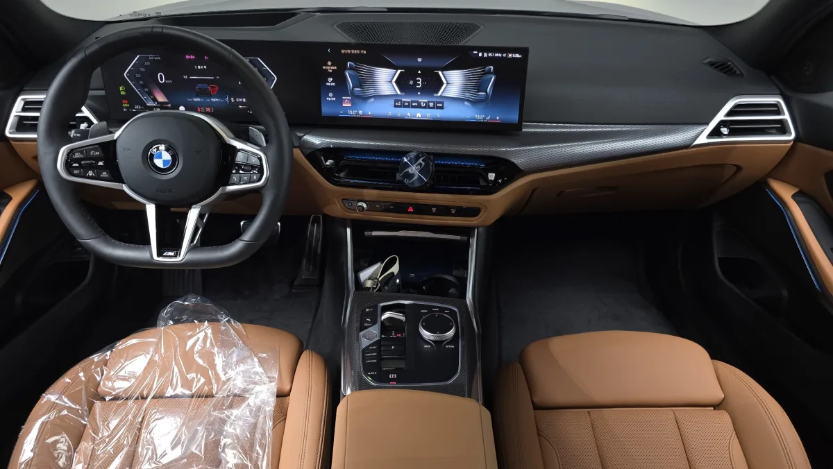 BMW 3 Series interior detail