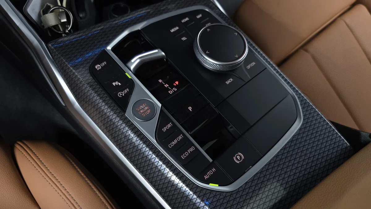 BMW 3 Series interior detail