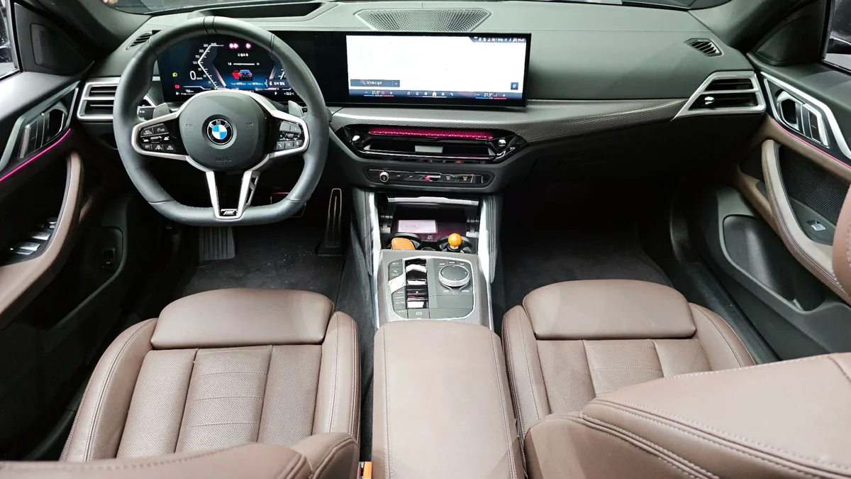 BMW 4 Series interior detail
