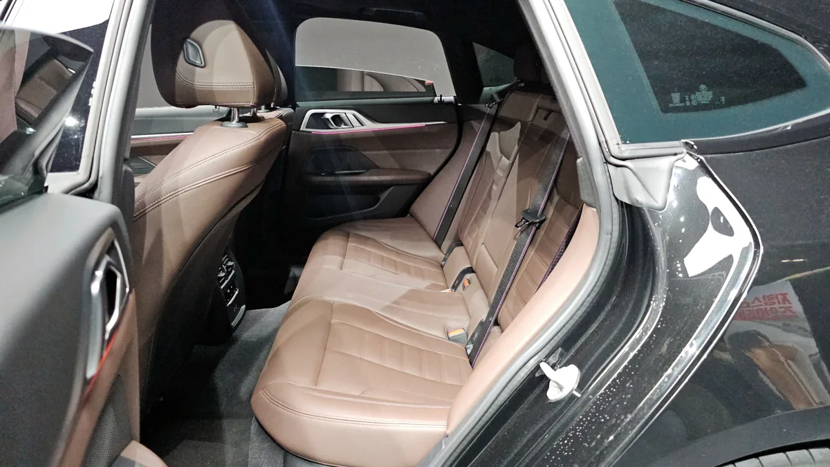 BMW 4 Series interior detail