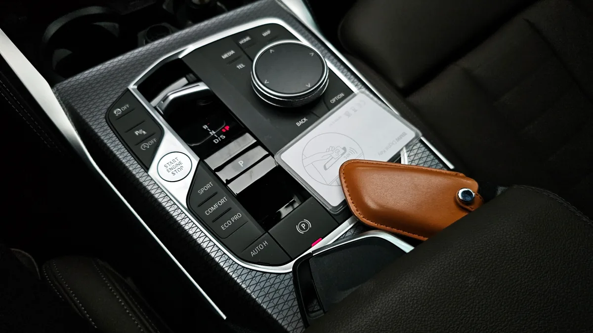 BMW 4 Series interior detail