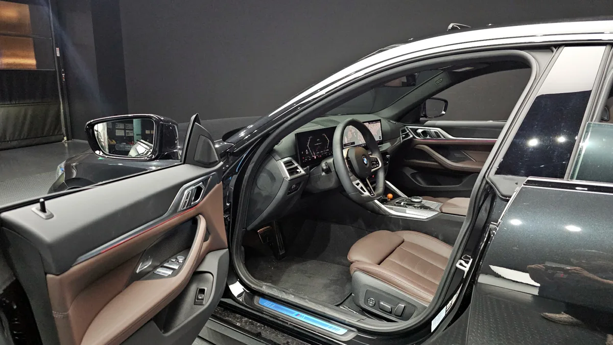 BMW 4 Series interior detail