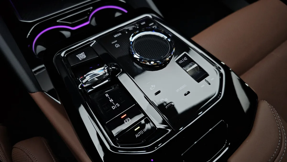 BMW 5 Series interior detail