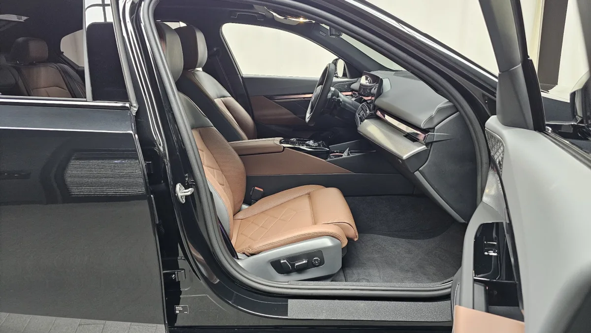BMW 5 Series interior detail