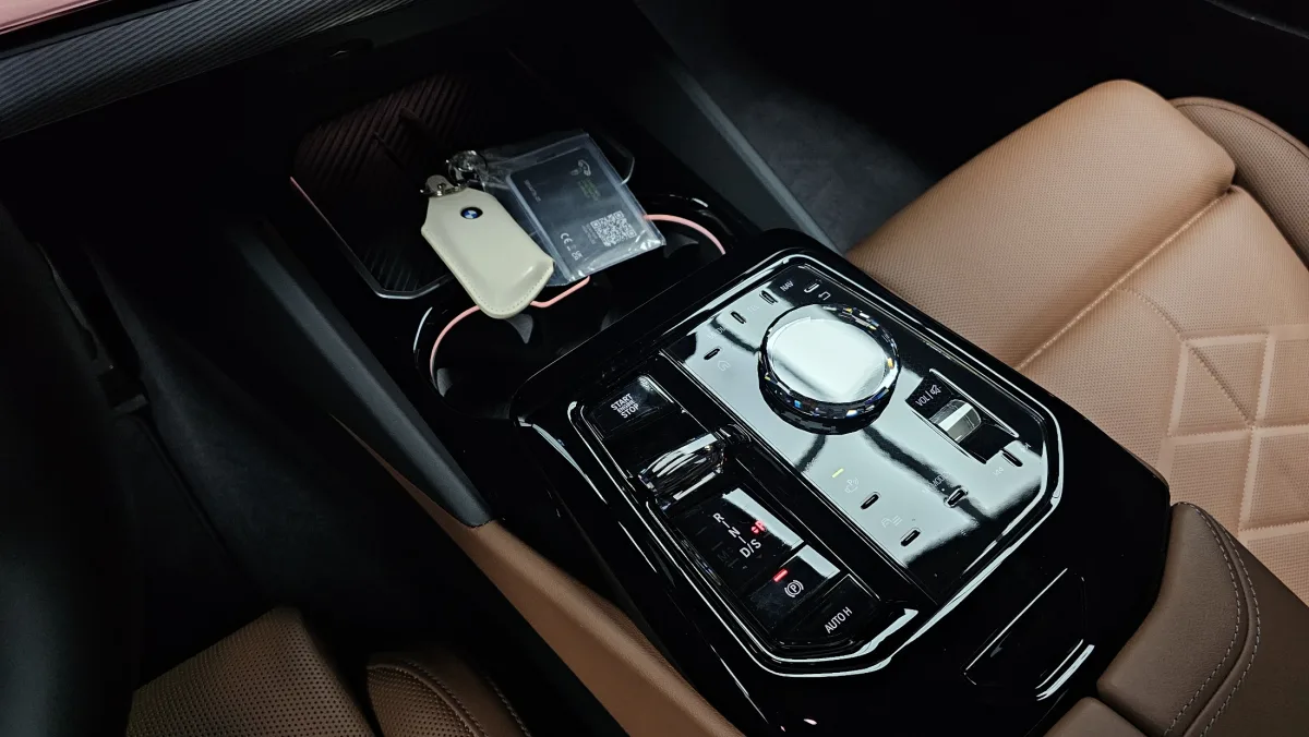 BMW 5 Series interior detail