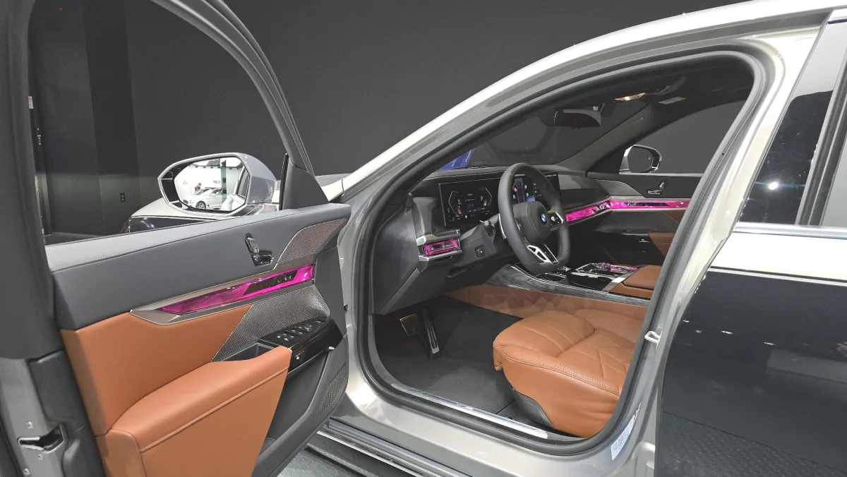 BMW 7 Series interior detail