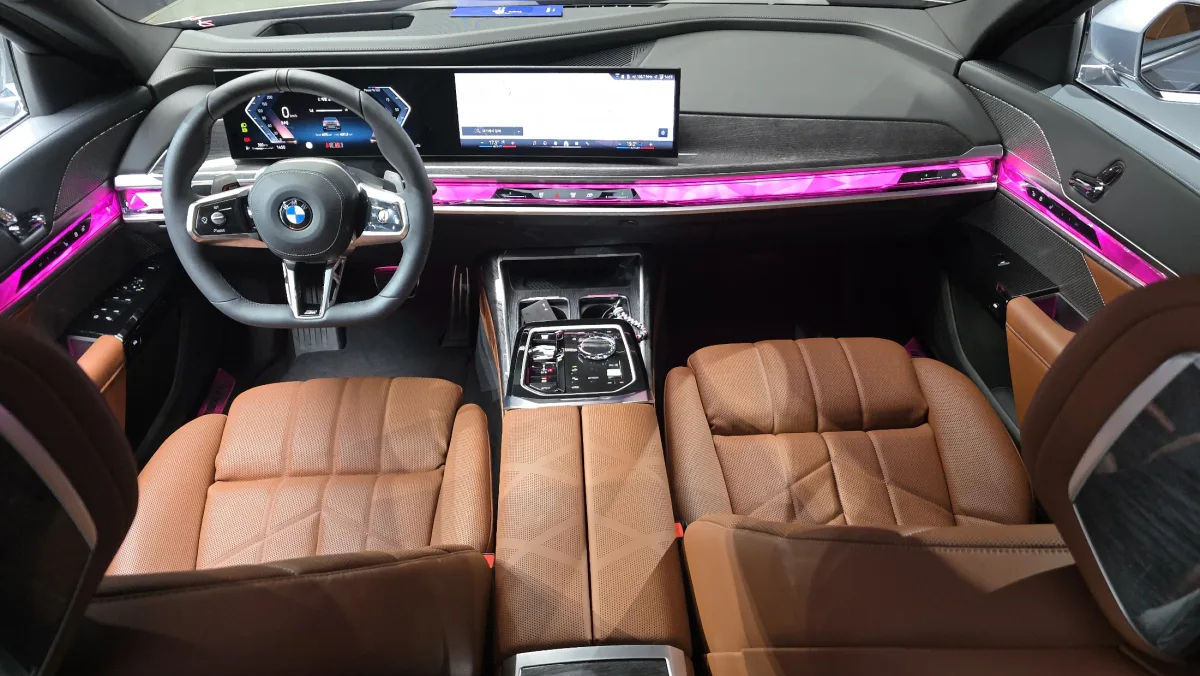 BMW 7 Series interior detail
