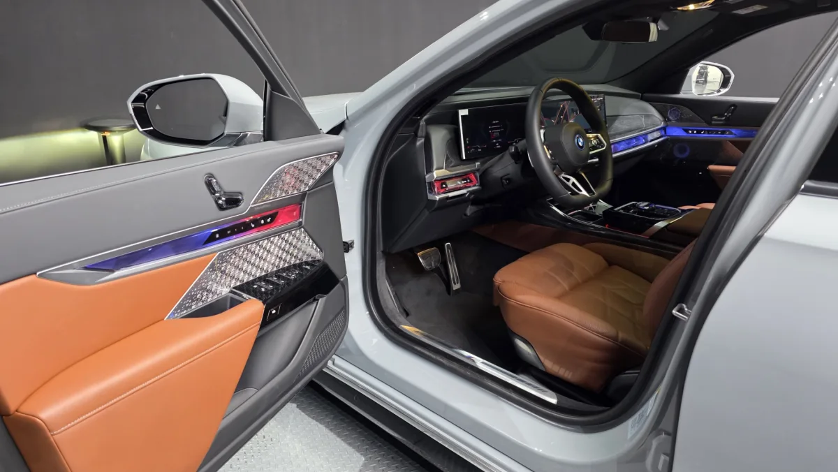 BMW 7 Series interior detail