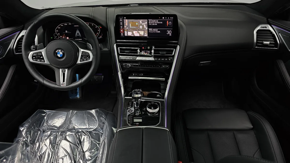 BMW 8 Series interior detail