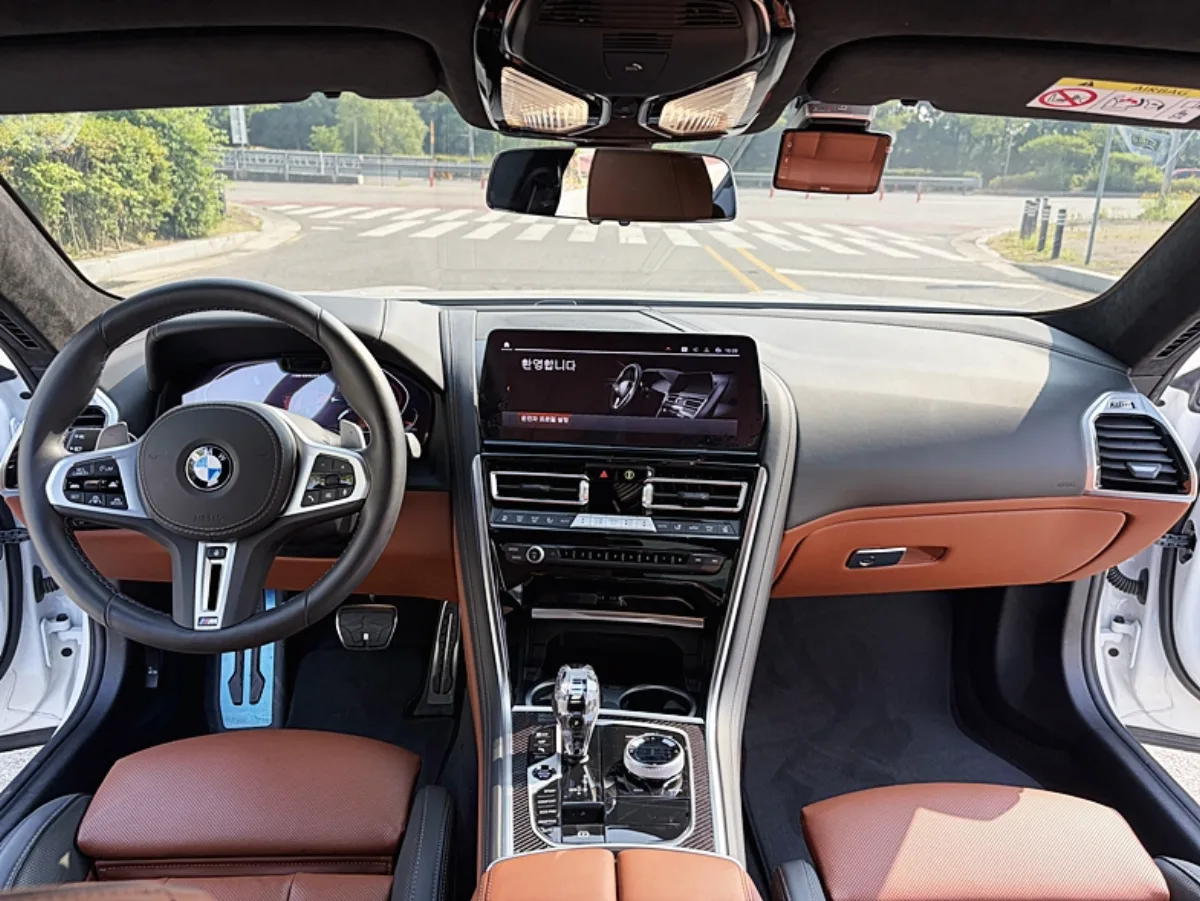 BMW 8 Series interior detail