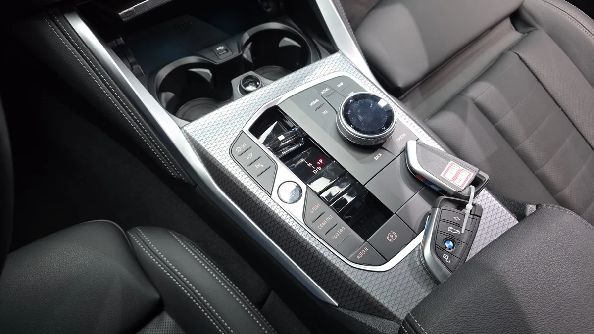 BMW i4 interior detail