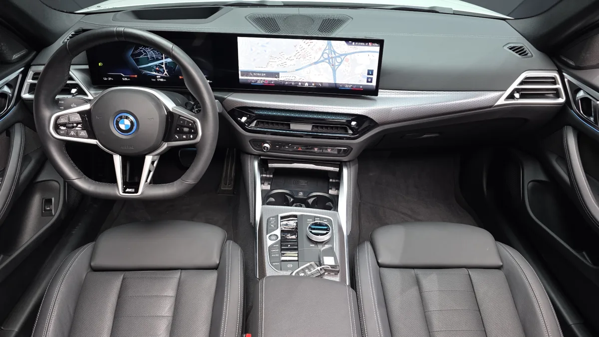 BMW i4 interior detail
