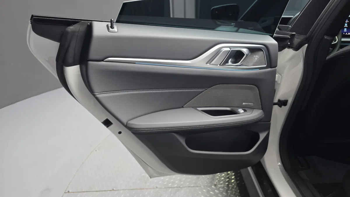 BMW i4 interior detail