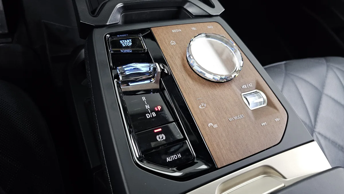 BMW iX interior detail