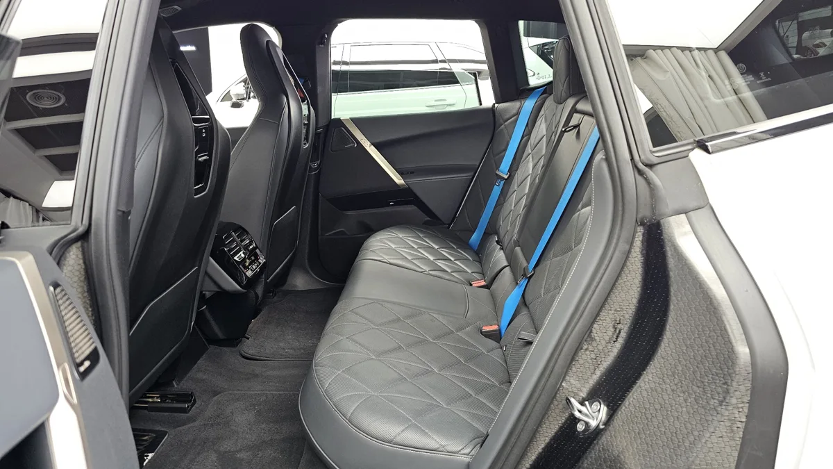 BMW iX interior detail