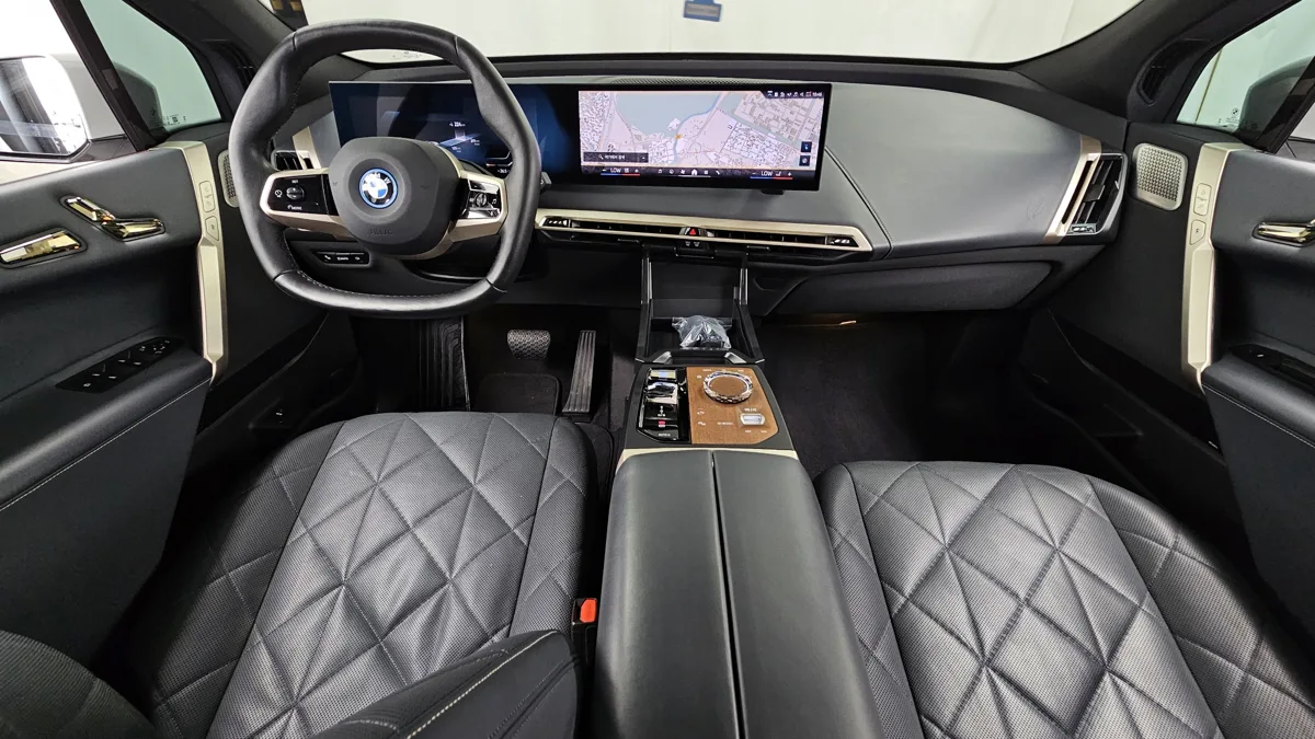 BMW iX interior detail