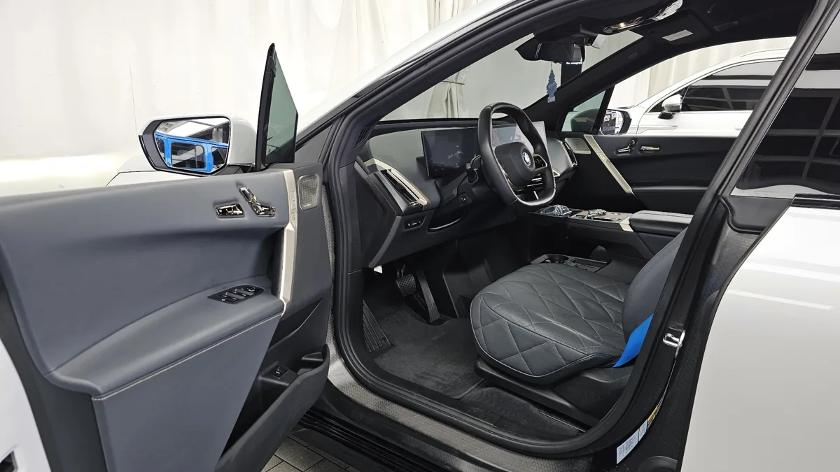 BMW iX interior detail