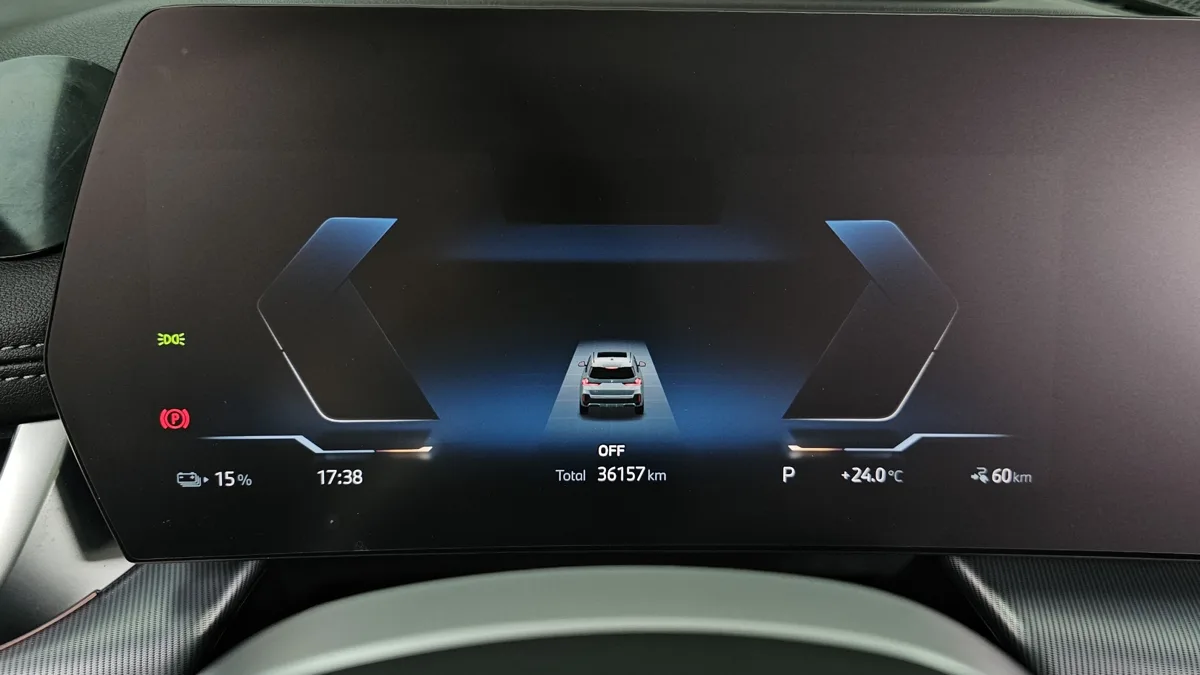 BMW iX1 interior detail