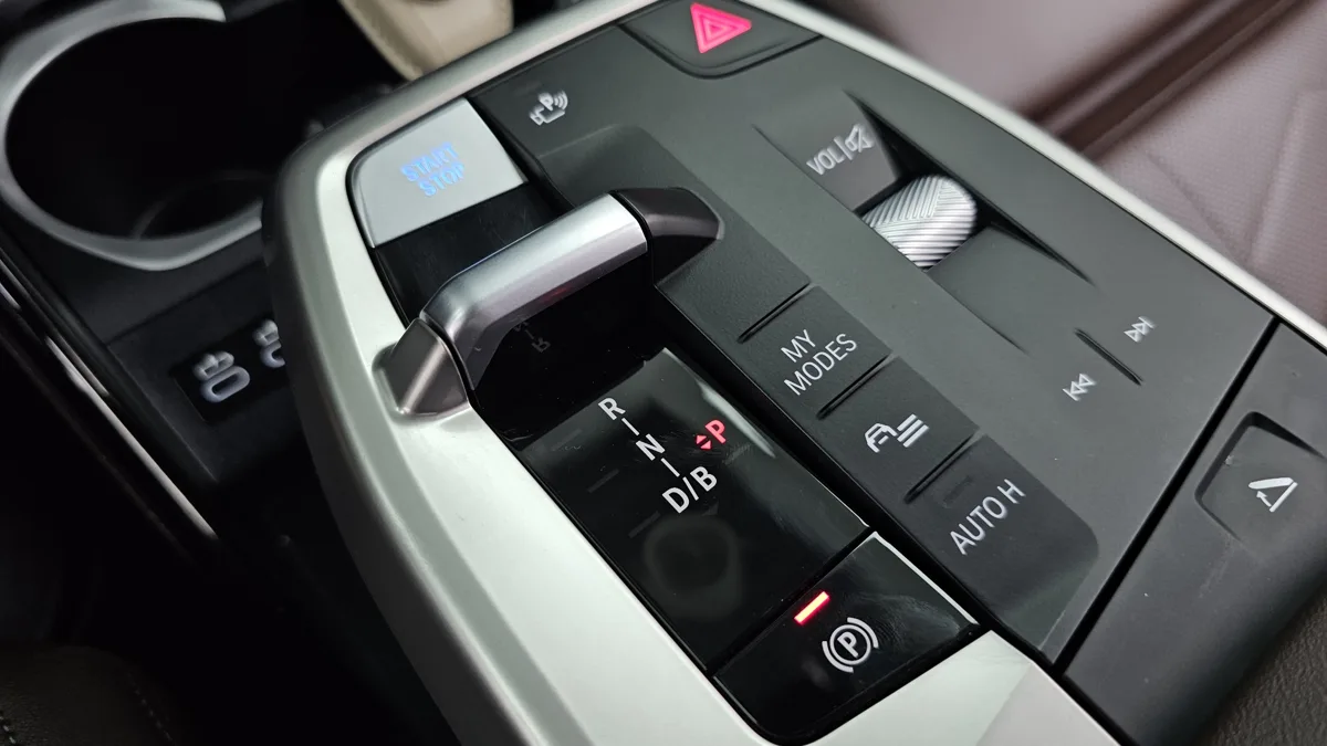 BMW iX1 interior detail