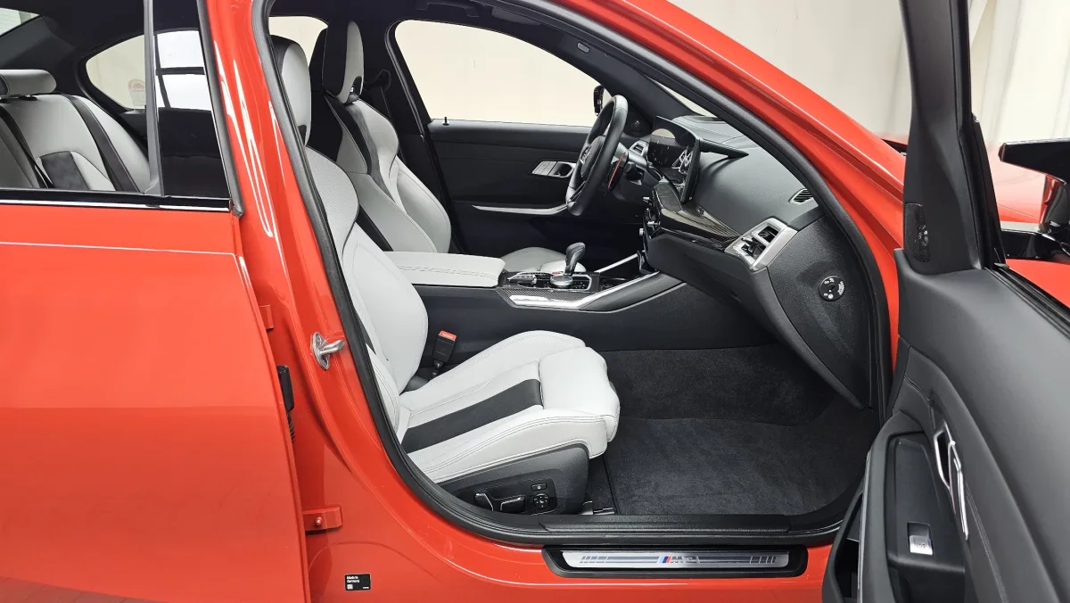 BMW M3 interior detail
