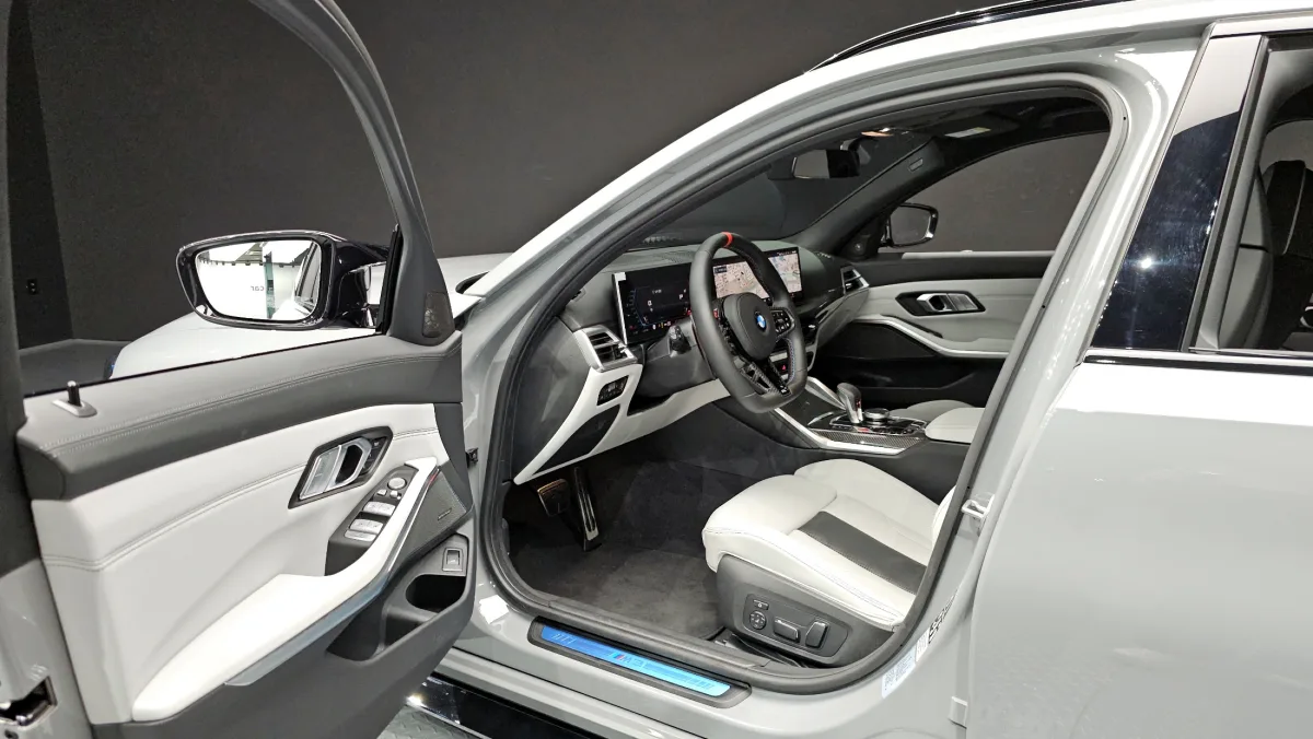 BMW M3 interior detail