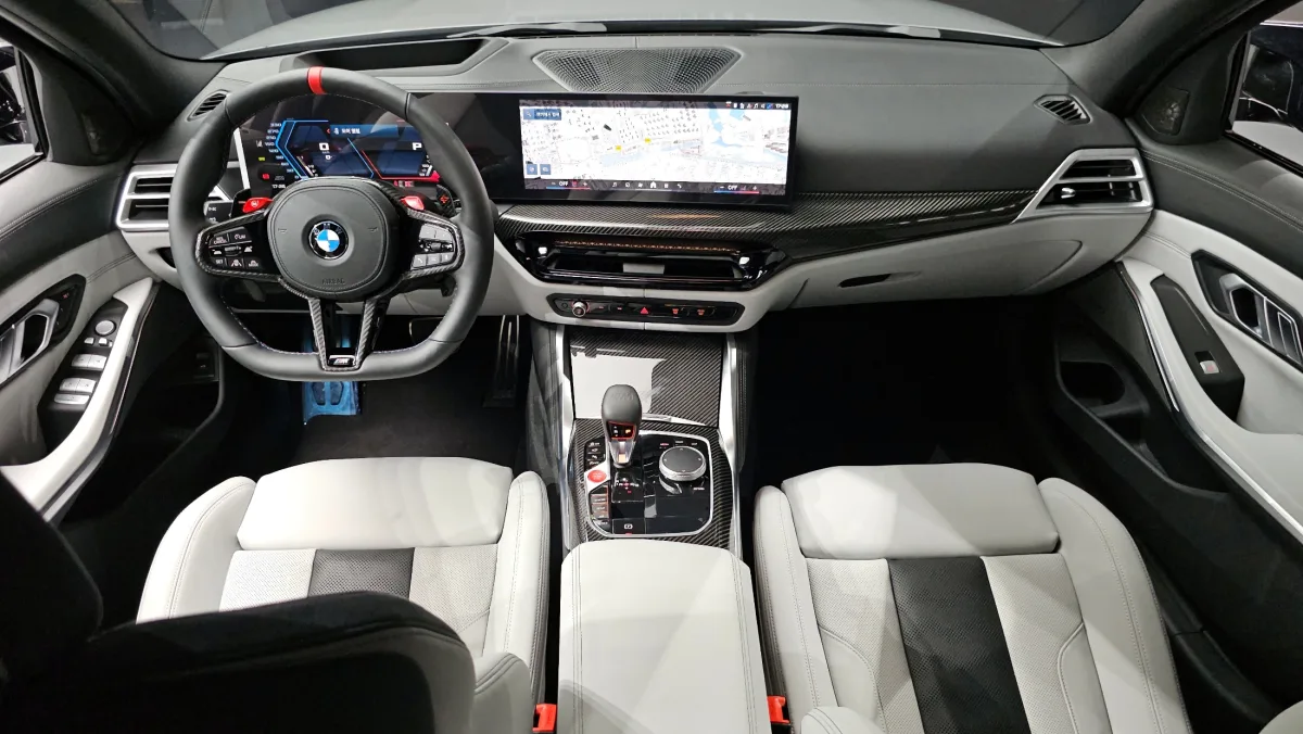 BMW M3 interior detail
