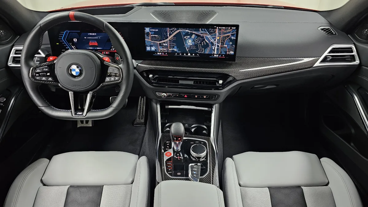 BMW M3 interior detail