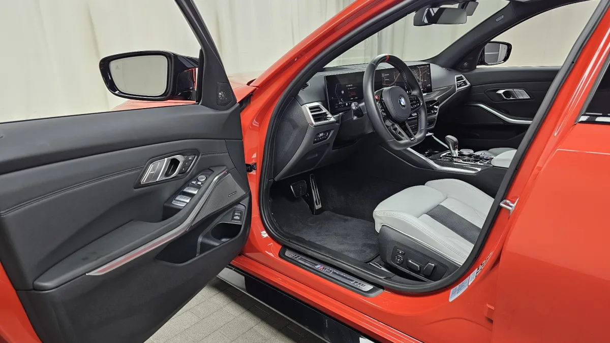 BMW M3 interior detail
