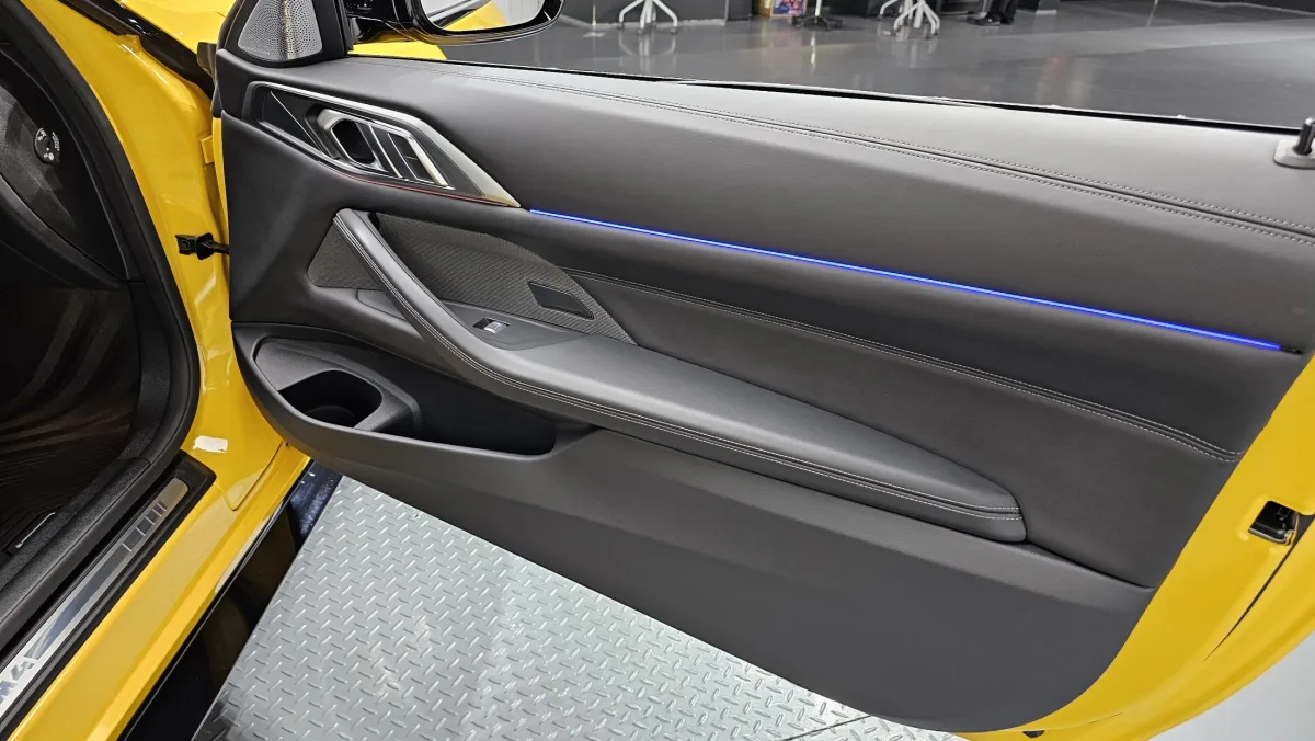 BMW M4 interior detail