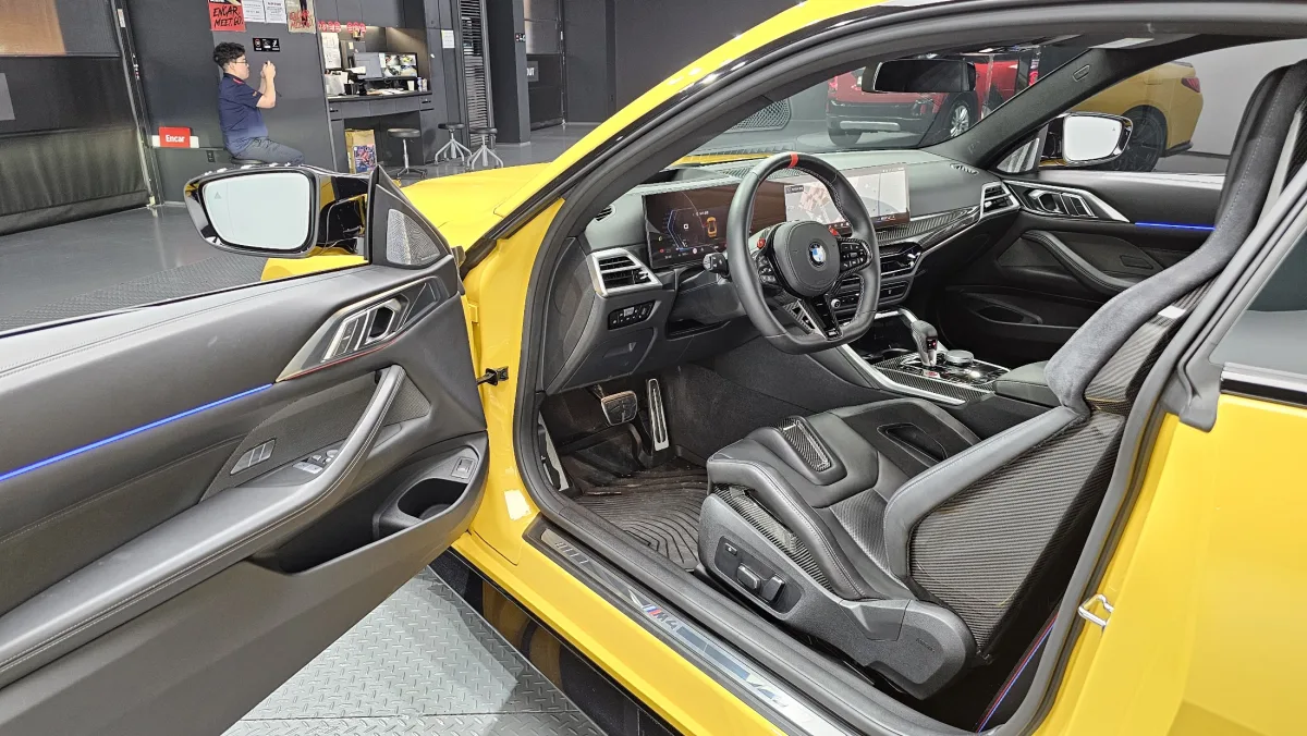 BMW M4 interior detail