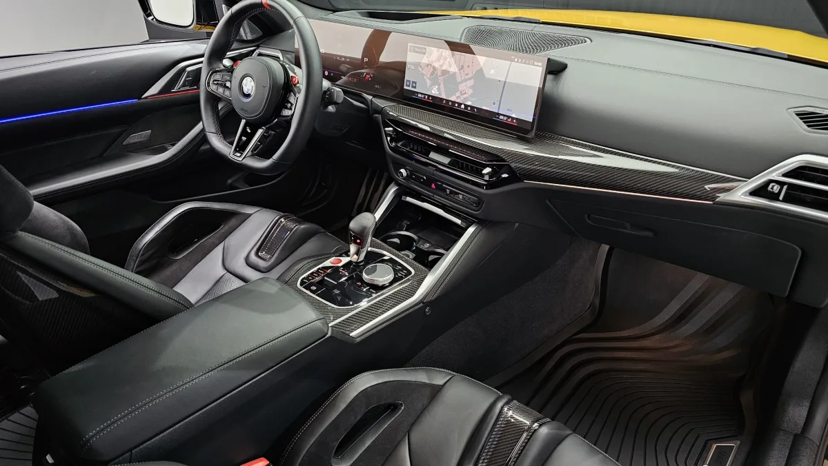 BMW M4 interior detail