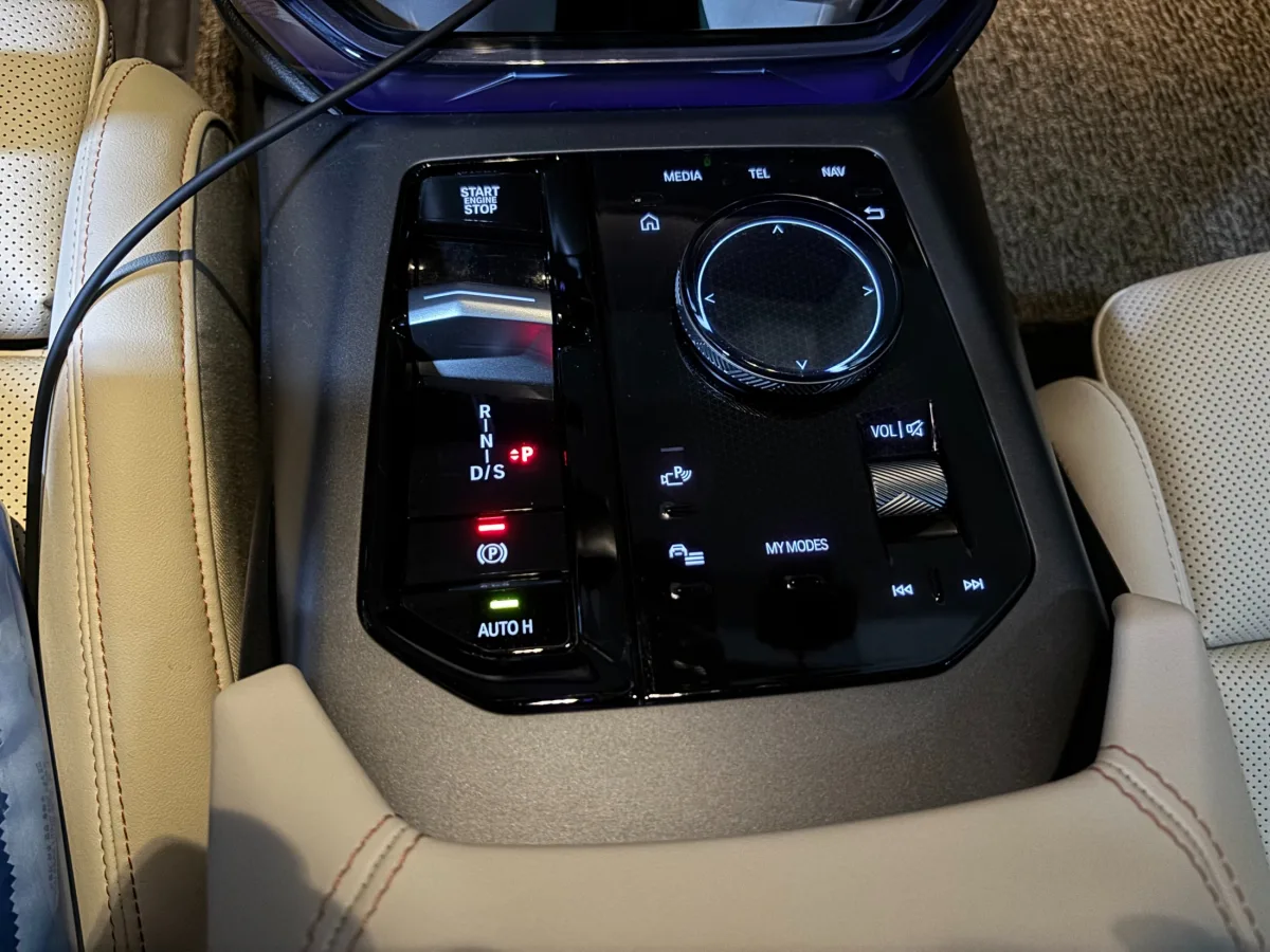 BMW X3 interior detail