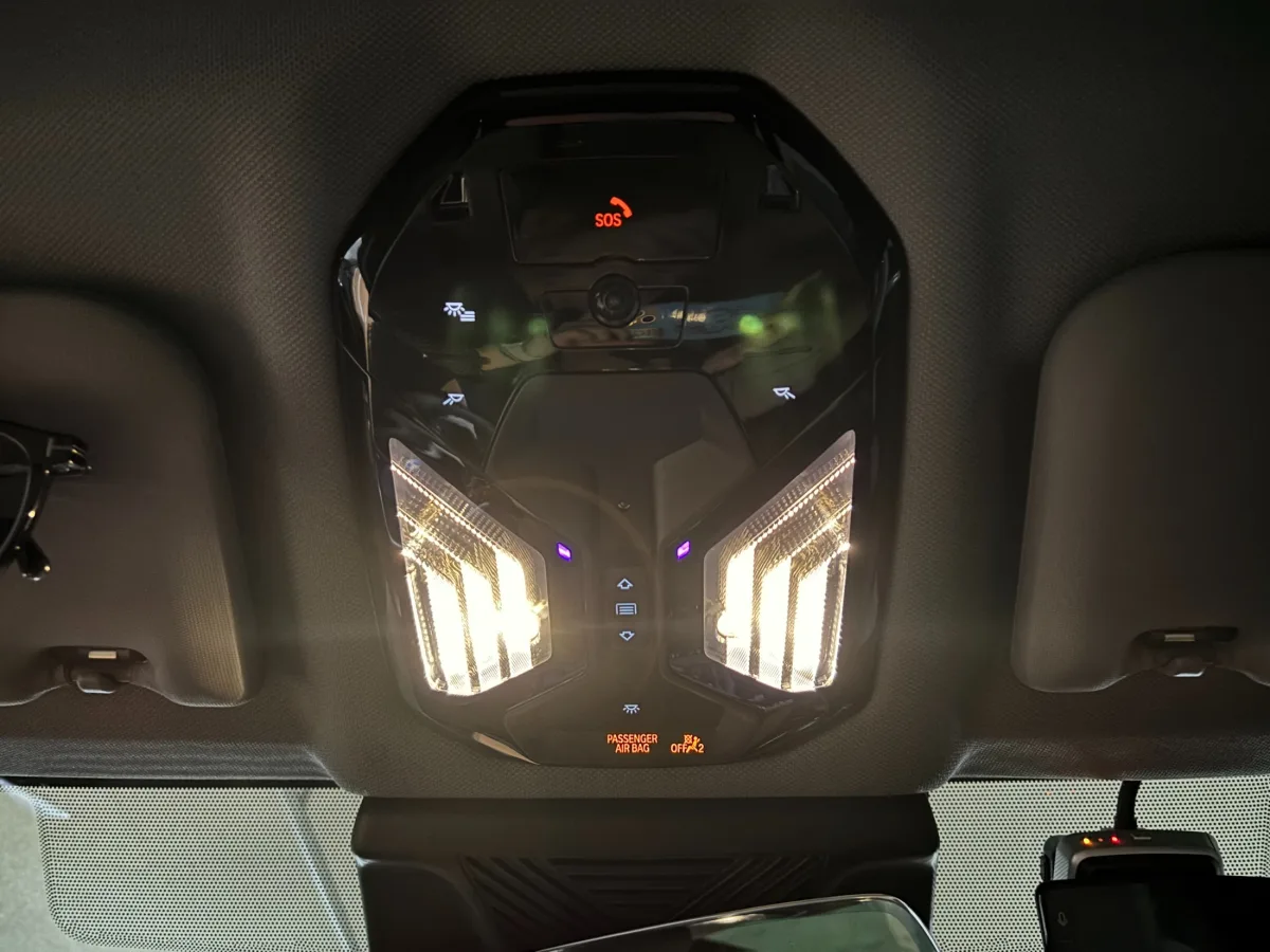 BMW X3 interior detail