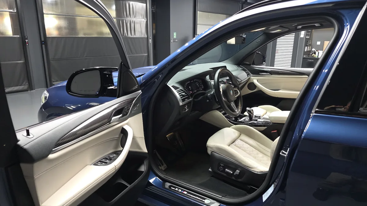 BMW X3M interior detail
