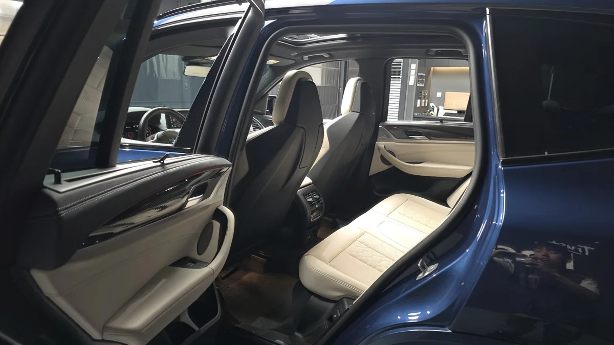 BMW X3M interior detail